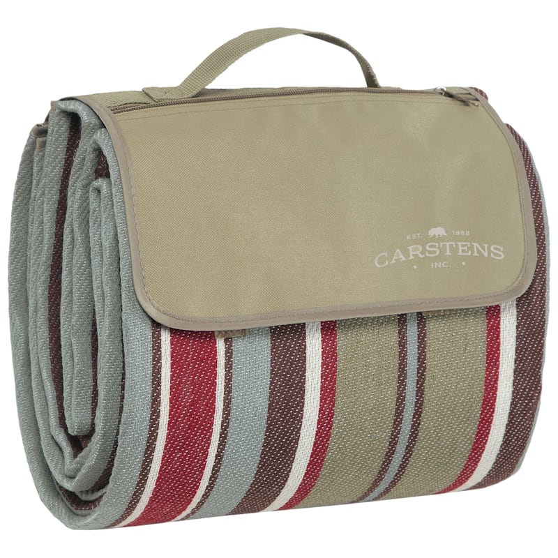 Carstens, Inc. Meadow Stripe Picnic Blanket
