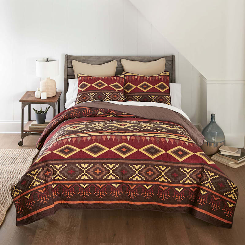 Donna Sharp Western Tapestry Quilted Bedding Set