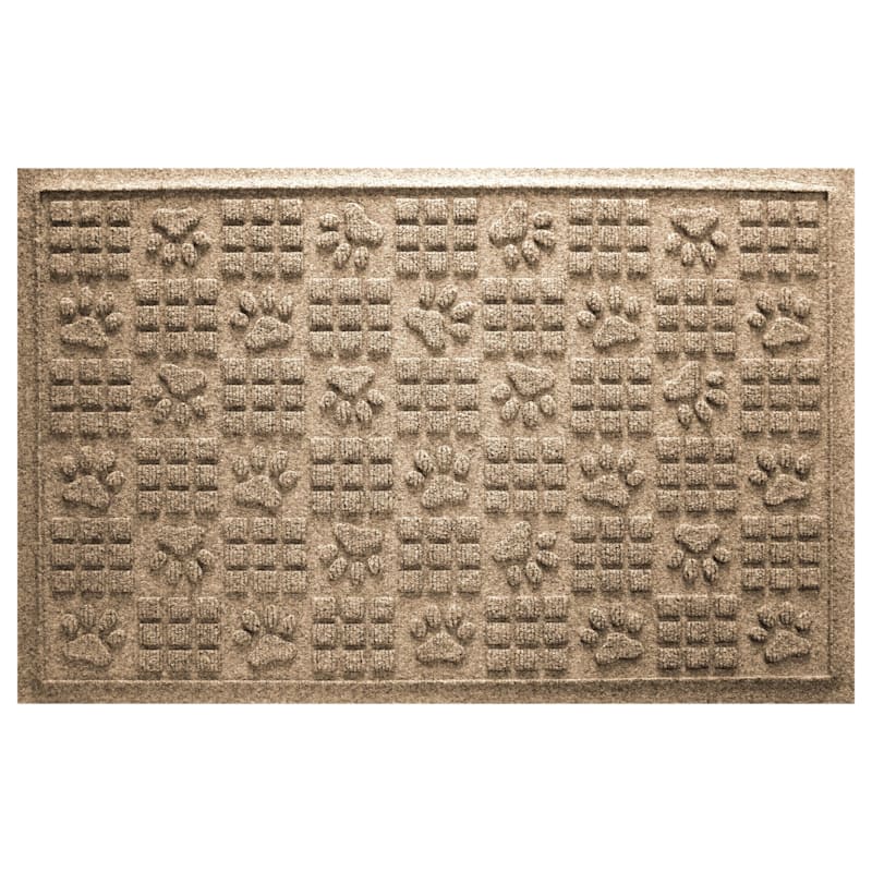 Bungalow Flooring WaterHog Pet Dog Paw Squares Pet Mat