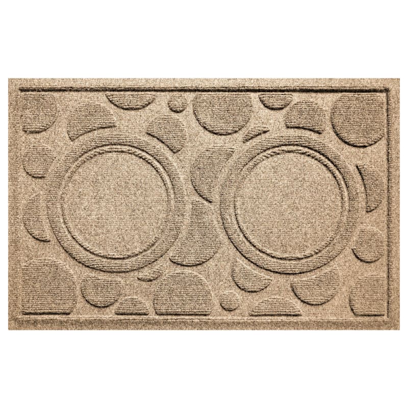 Bungalow Flooring WaterHog Dots Dog Bowl Pet Feeder Mat