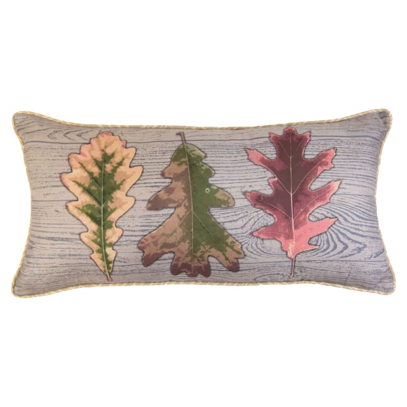 Donna Sharp Dawn Mist Leaves Decor Pillow