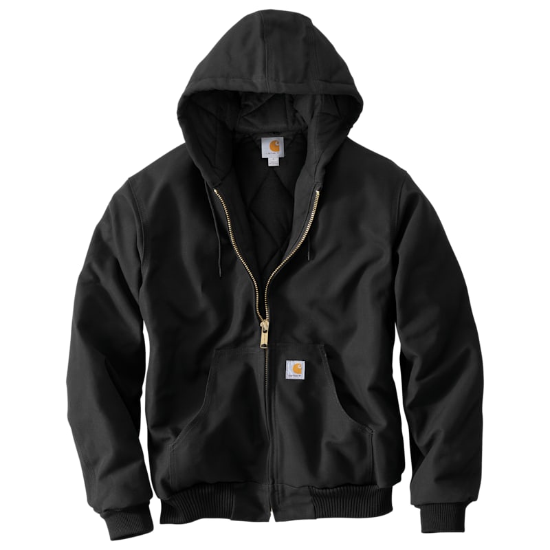 Carhartt Loose-Fit Firm Duck Insulated Flannel-Lined Active Jacket for Men