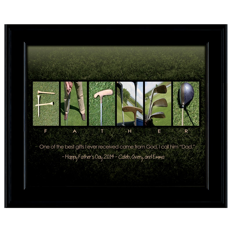 Scott Kennedy Father Personalized Golf Themed Print