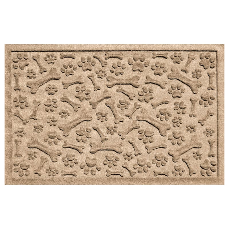 Bungalow Flooring WaterHog Paws and Bones Pet Feeder Mat