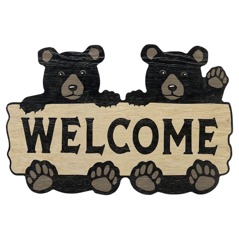 Open Road Brands Welcome Bears Wall Art