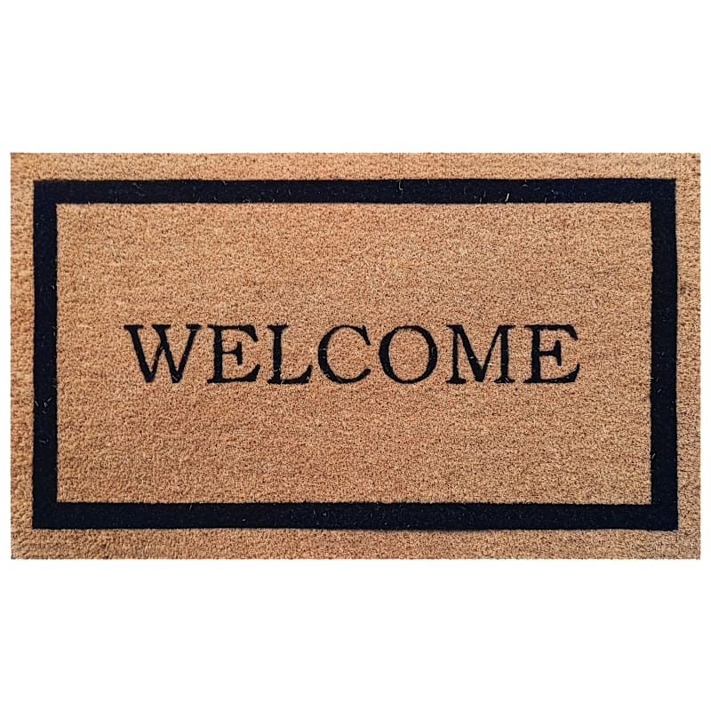 Carstens, Inc. Welcome Square Coir Mat