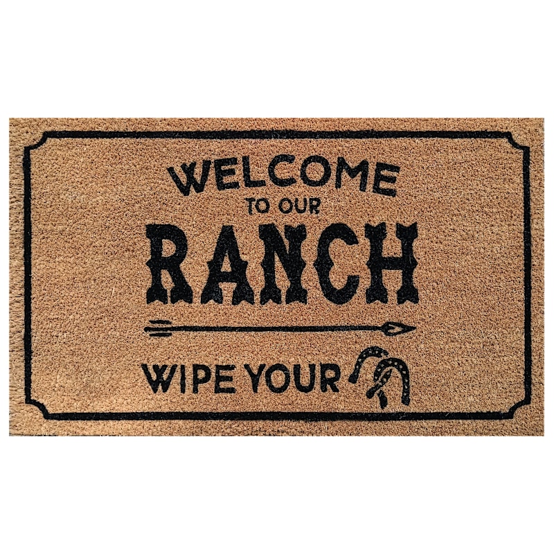 Carstens, Inc. Our Ranch Coir Door Mat