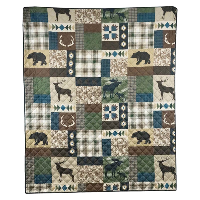 Donna Sharp Rustica Quilted Throw