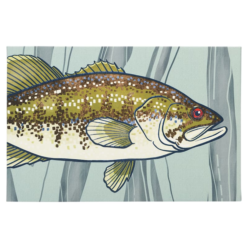 Open Road Brands Fish Canvas Wall Art