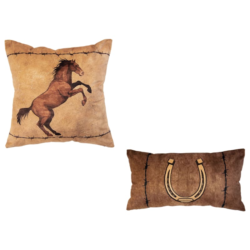 Donna Sharp Cowboy 2-Piece Decorative Pillow Set