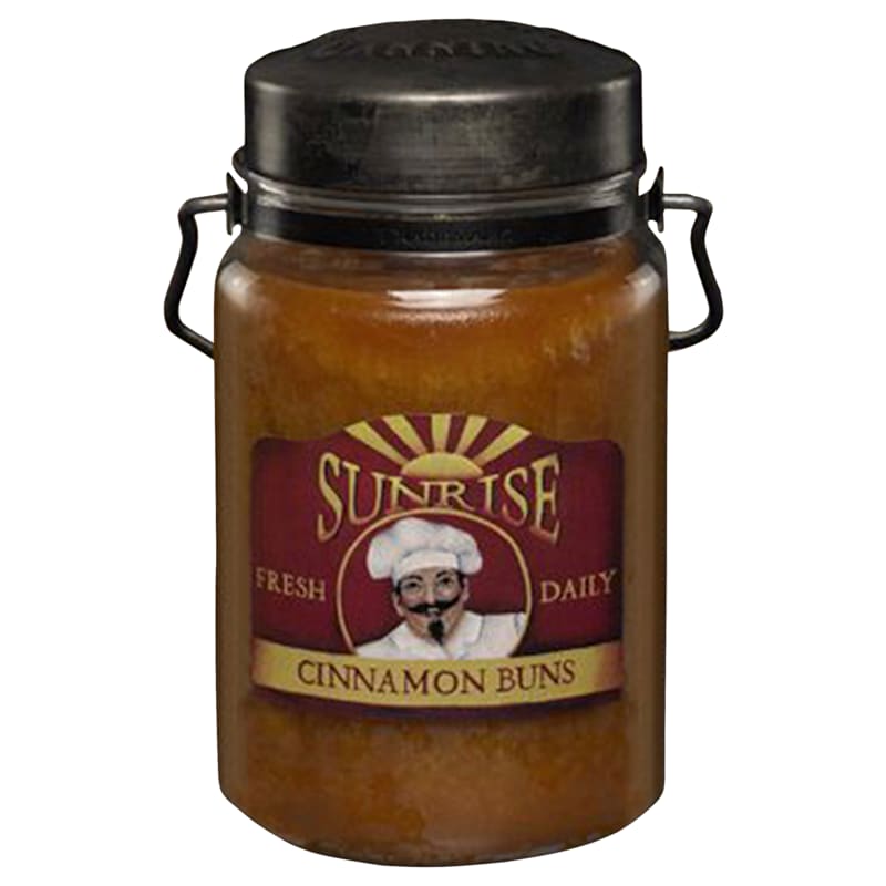 McCall's Sunrise Cinnamon Bun Classic Jar Candle