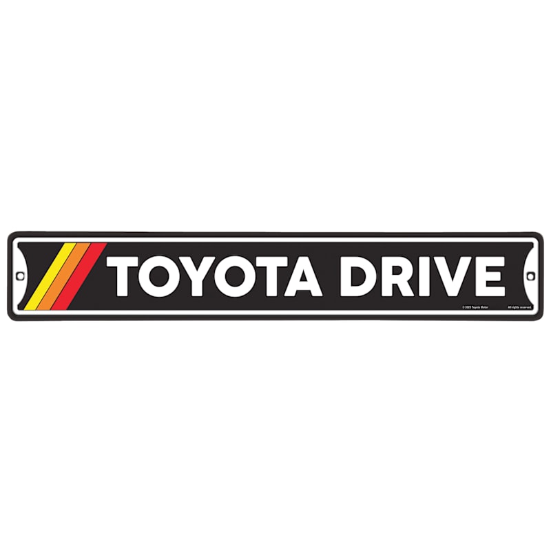 Open Road Brands Toyota Drive Metal Sign