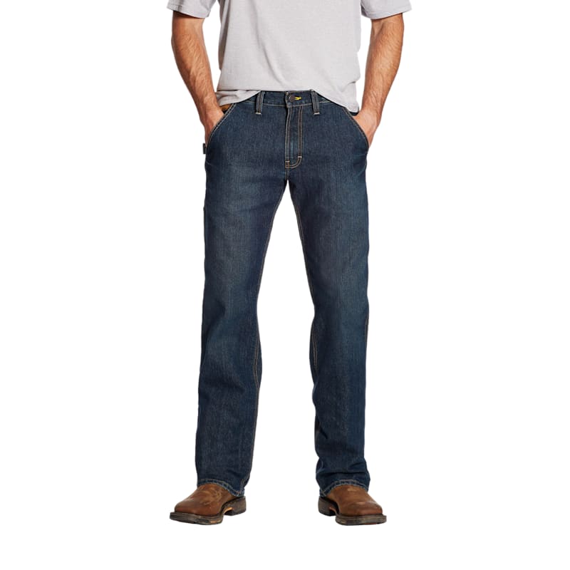 Ariat Rebar M4 Relaxed DuraStretch Workhorse Boot Cut Jeans for Men