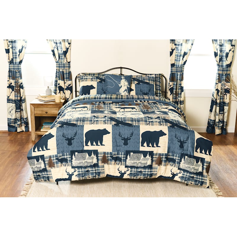 White River Home Nature's Excursion Collection Microfiber Comforter Set