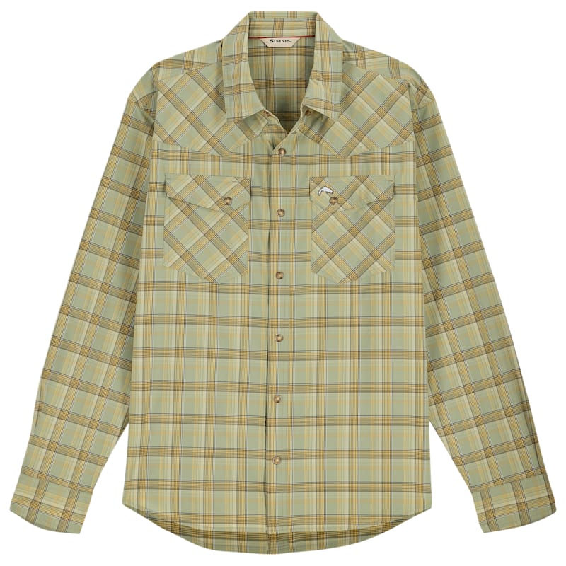 Simms Brackett Long-Sleeve Snap-Down Shirt for Men
