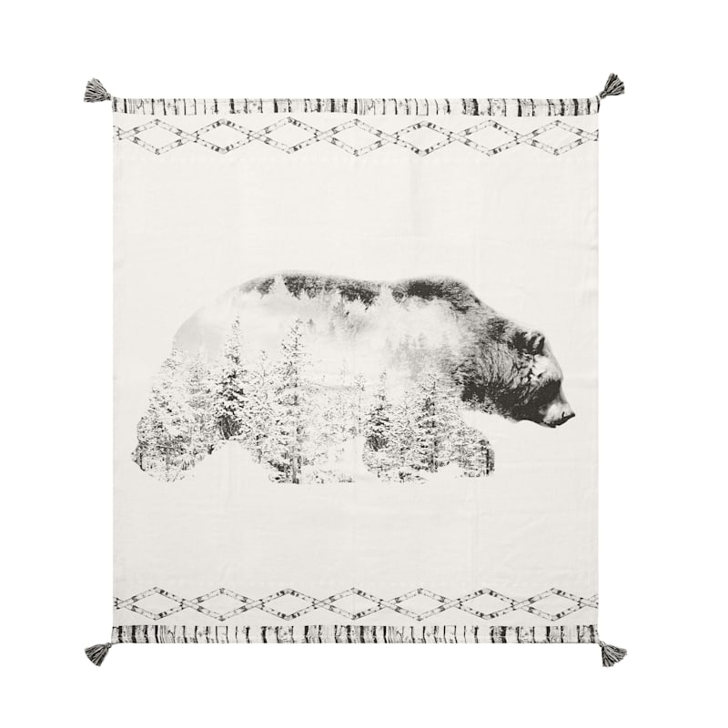 C&F Home Bear Forest Printed Throw Blanket