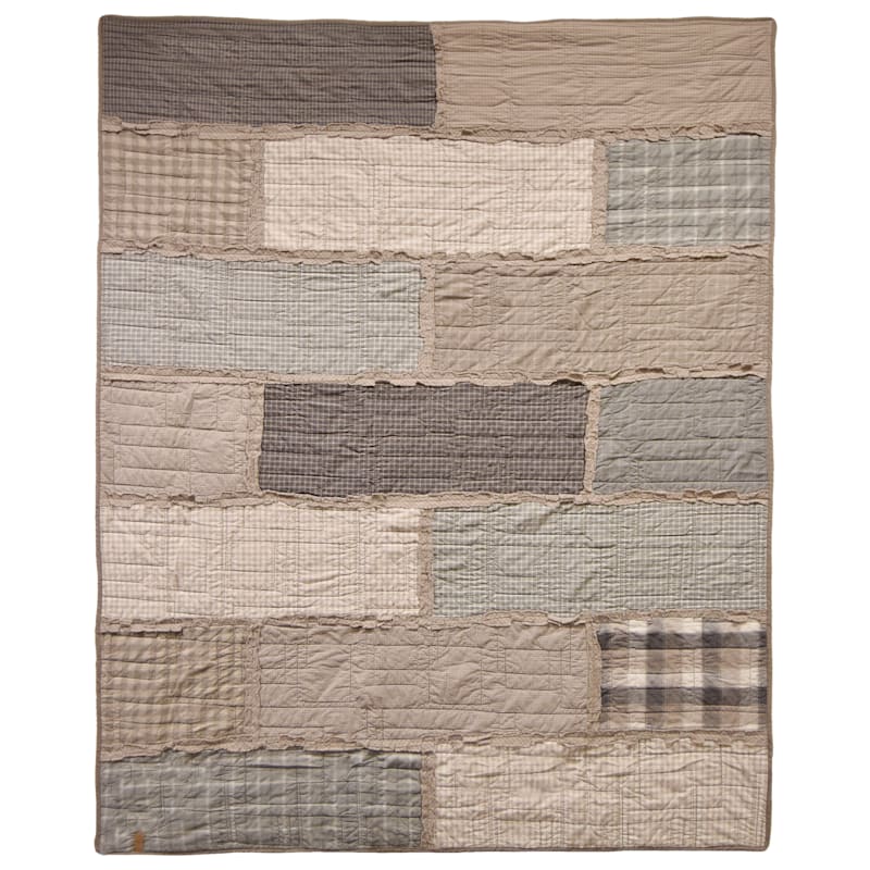 Donna Sharp Smoky Cobblestone Bedding Collection Quilted Throw