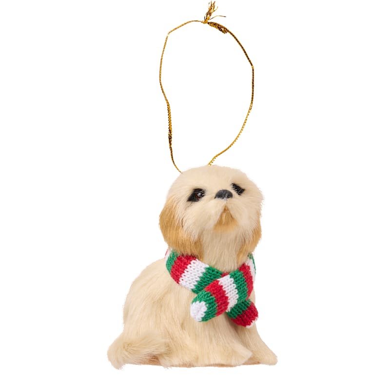 Bass Pro Shops Dog With Scarf Ornament