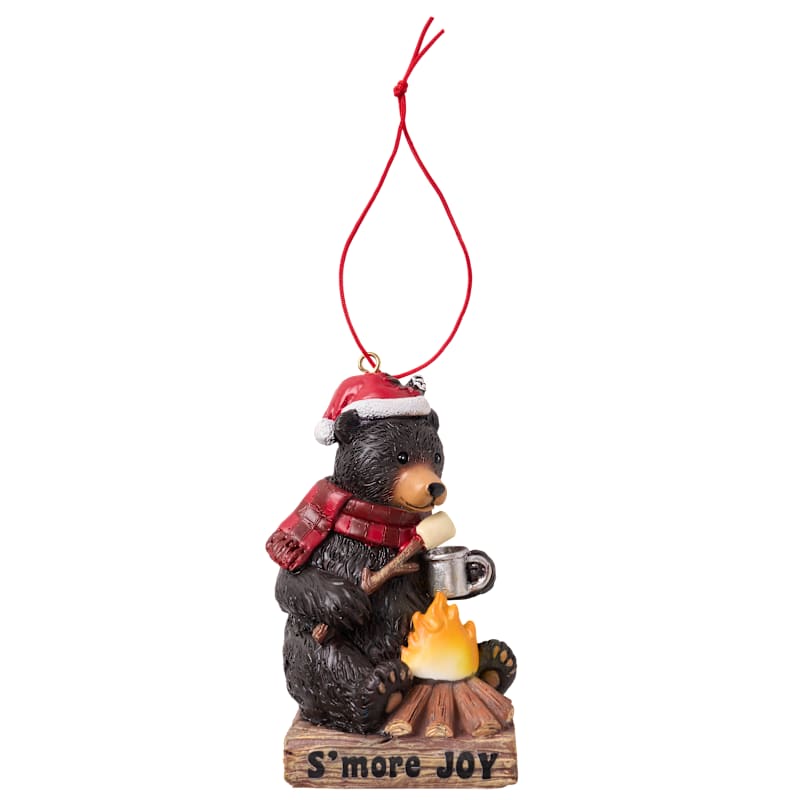 Bass Pro Shops Campfire Bear Ornament