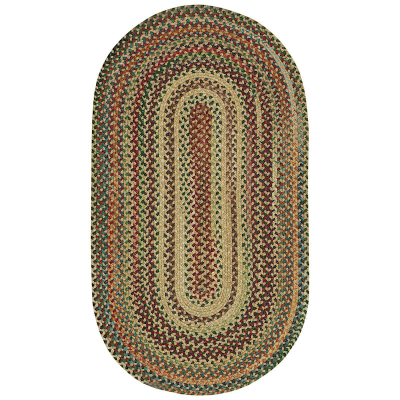 Capel Sherwood Forest Braided Wool-Blend Oval Area Rug