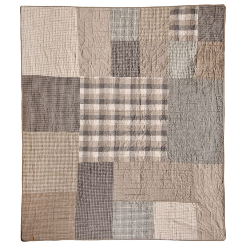 Donna Sharp Smoky Square Bedding Collection Throw