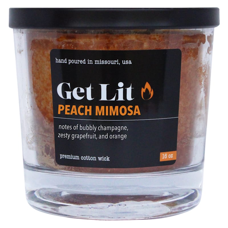 McCall's Candles Get Lit Peach Mimosa Candle