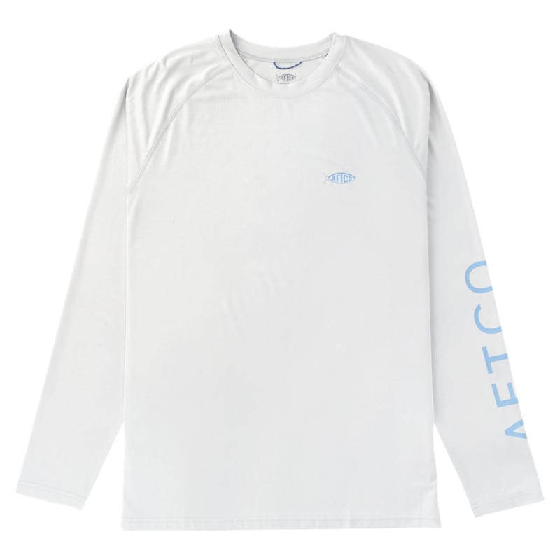 AFTCO Samurai Heathered Performance Long-Sleeve Shirt for Men