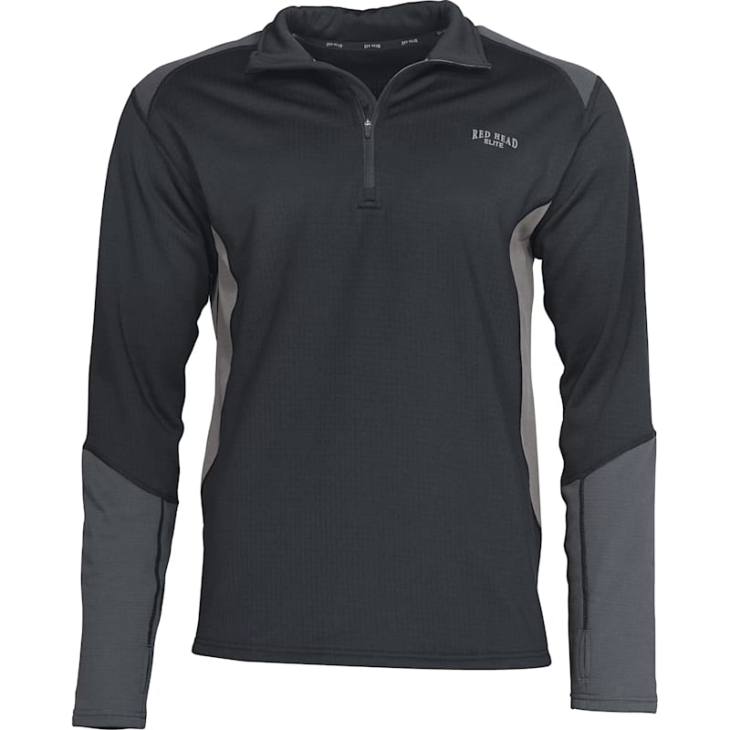 RedHead Elite Zones Base Layer Quarter-Zip Long-Sleeve Top for Men
