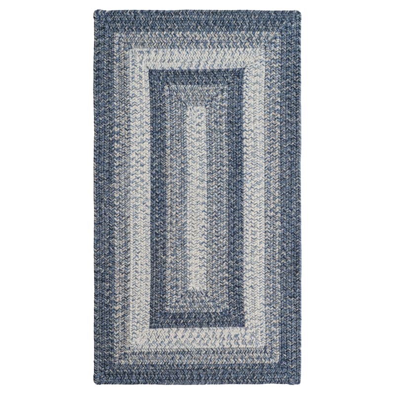 Capel Winthrop Braided Indoor/Outdoor Concentric Rectangle Area Rug