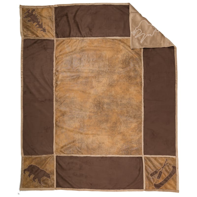 Carstens, Inc. Lodge Grid Throw