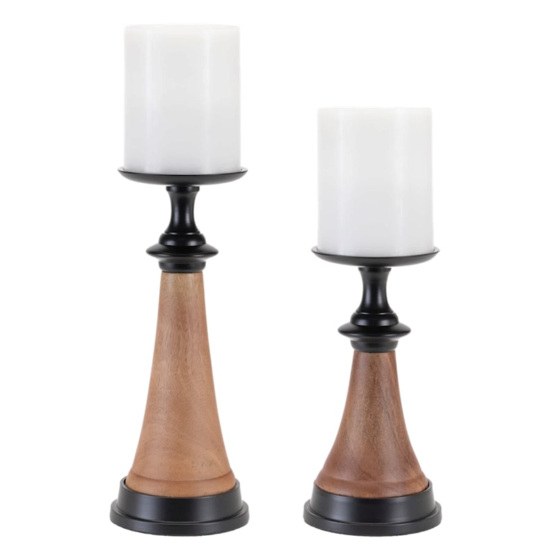 Melrose International Tapered Candle Holders