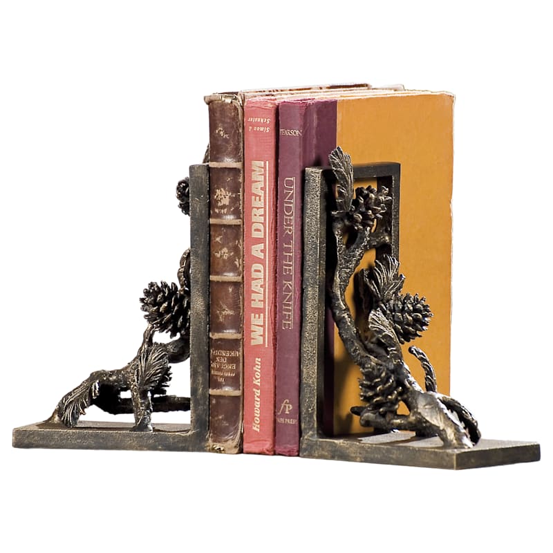 San Pacific International Pinecone Bookends