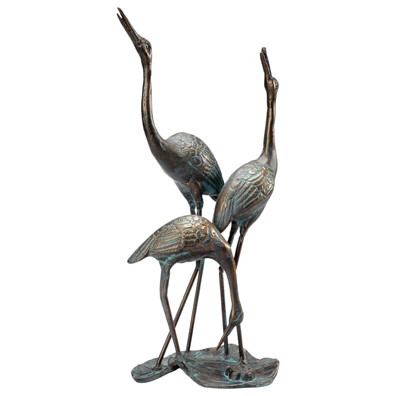 San Pacific International Crane Family Sculpture