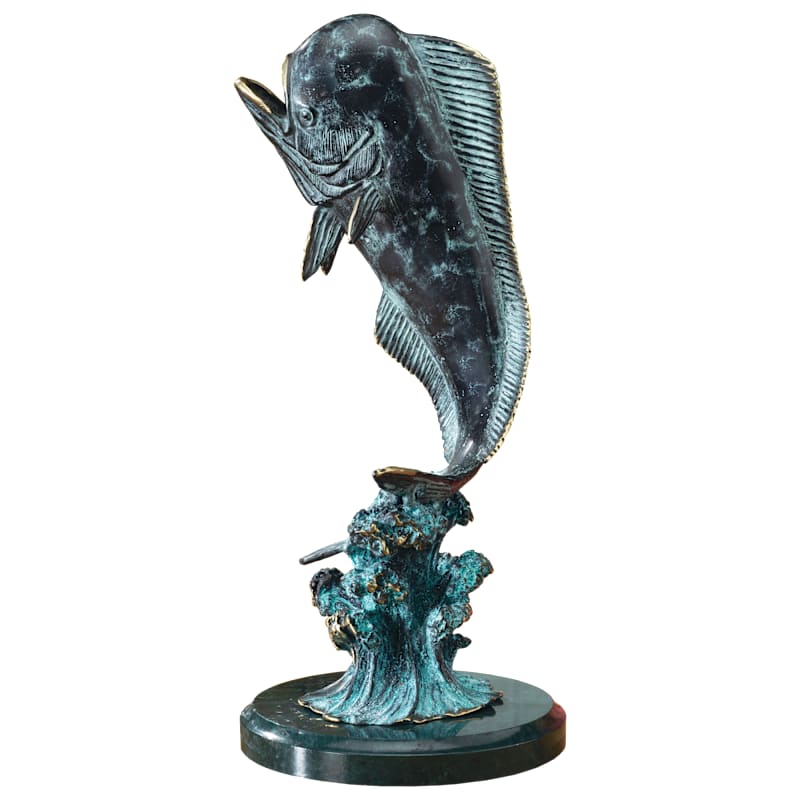 SPI Gallery Wildlife Sculpture Bull Dolphin