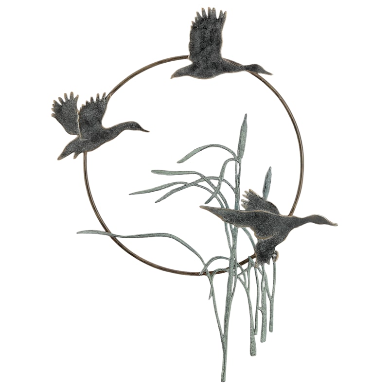 San Pacific International Garden Duck Trio Hanging Wall Décor
