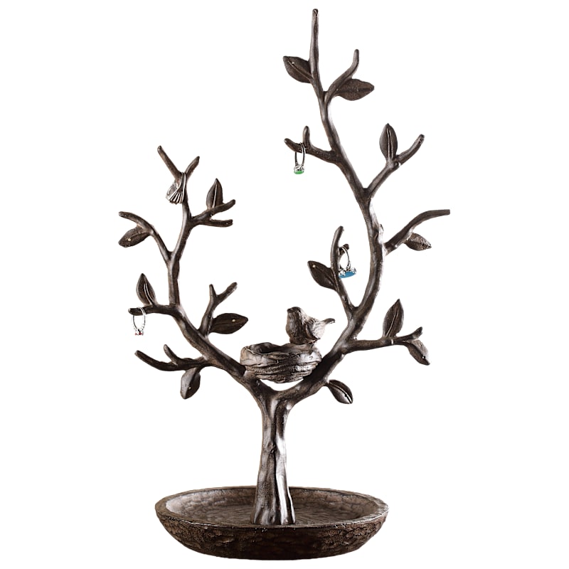 San Pacific International Bird And Twig Jewelry Tree