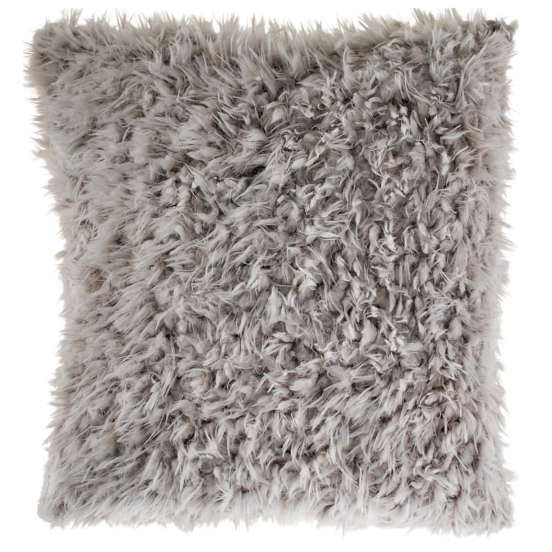Carstens, Inc. Shaggy Faux Fur Pillow