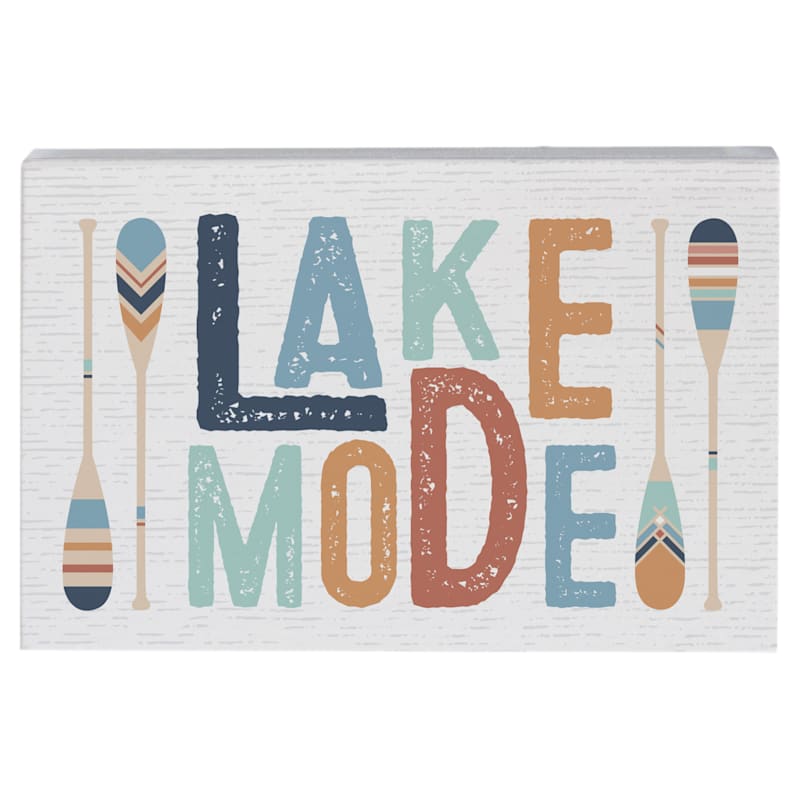 Sincere Surroundings Lake Mode Wooden Sign