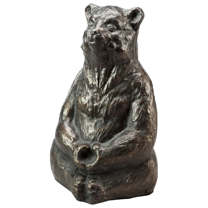 San Pacific International Meditating Yoga Bear Garden Sculpture