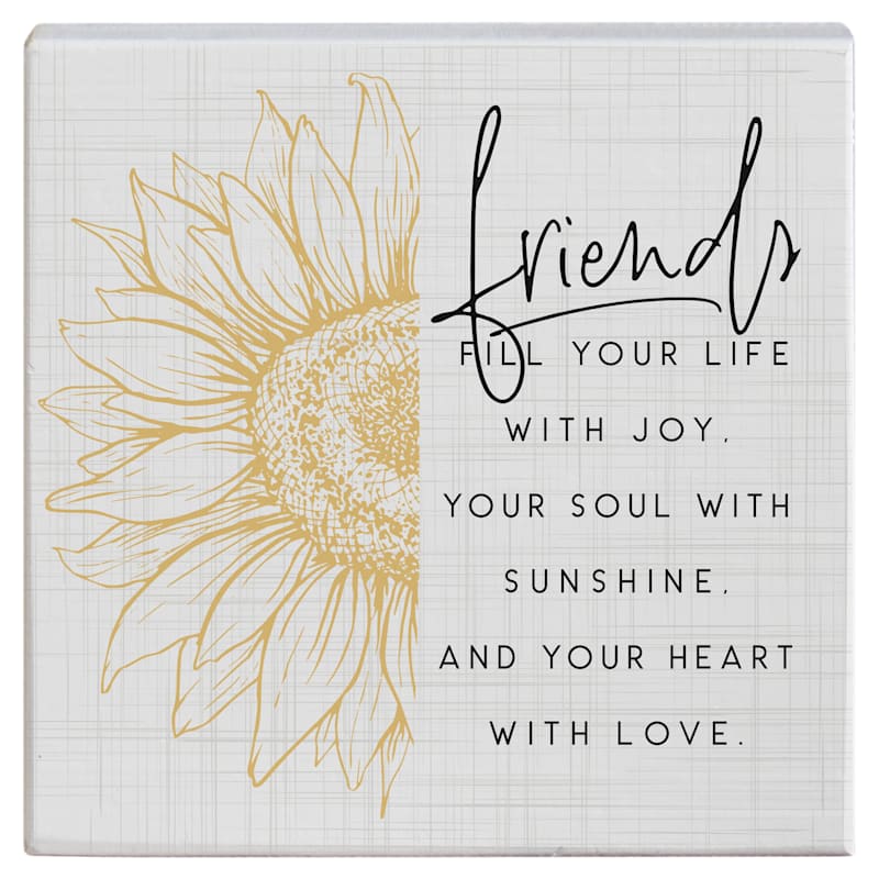Sincere Surroundings Friends Fill Small Talk Square Display Sign