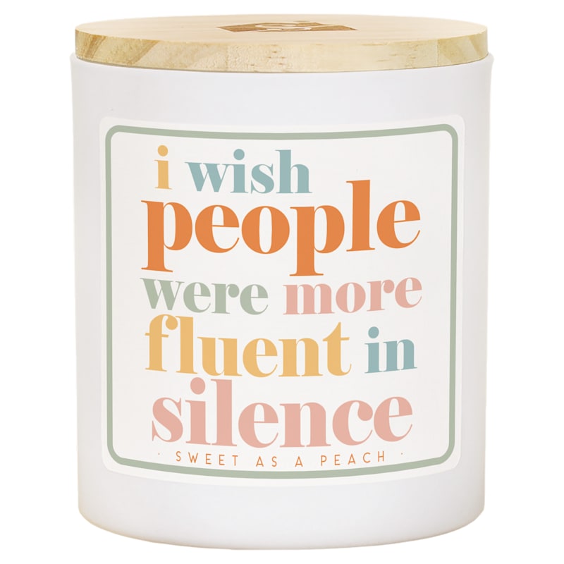 Sincere Surroundings People Fluent Silence 2-Wick Candle