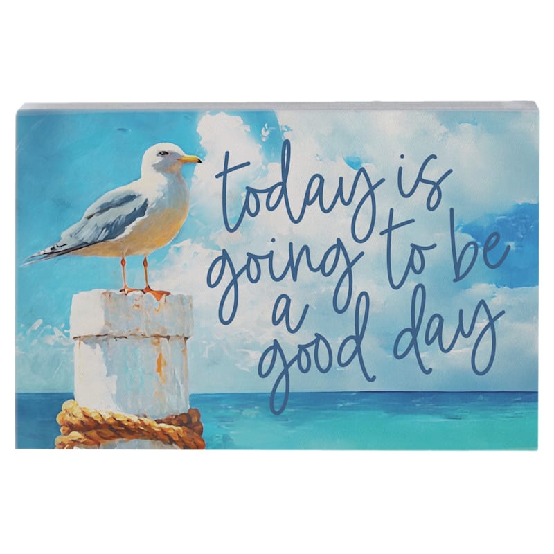Sincere Surroundings Good Day Wooden Sign