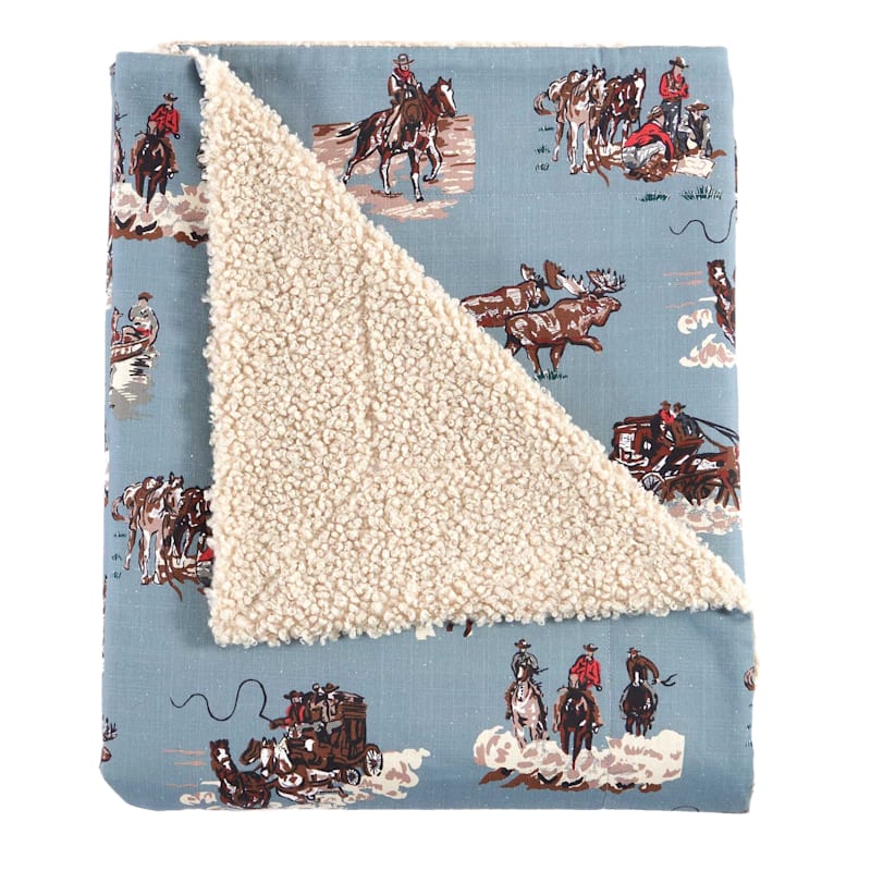 HiEnd Accents Settler Teddy-Back Throw