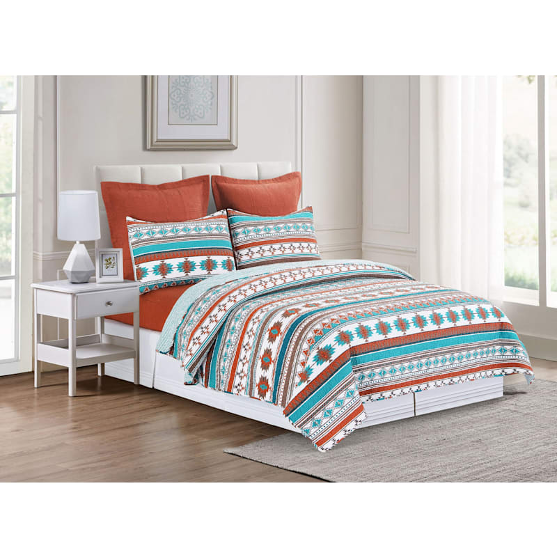 C&F Home Aqua Valley Quilt Set