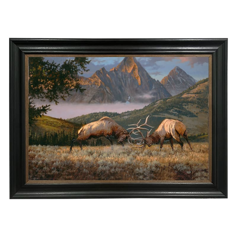 Rocky Mountain Publishing The Boys of Fall Framed Canvas Giclee Wall Art