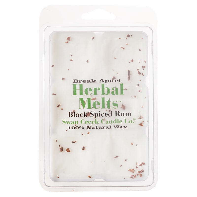 Swan Creek Candle Co. Herbal Melts Scented Melting Wax - Black Spiced Rum