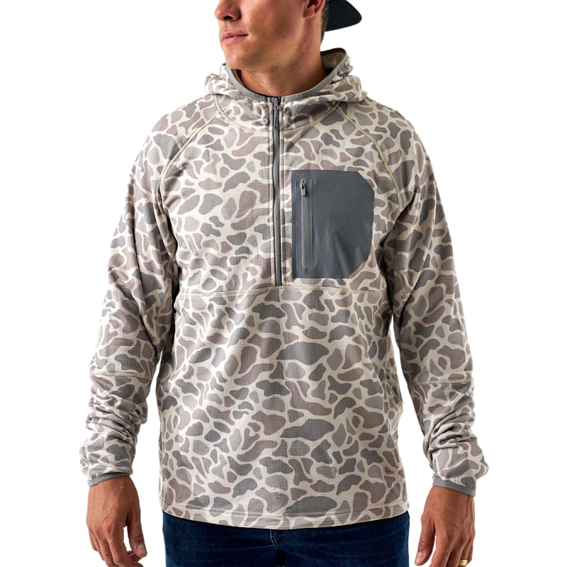 BURLEBO Blaze Tech Quarter-Zip Pullover