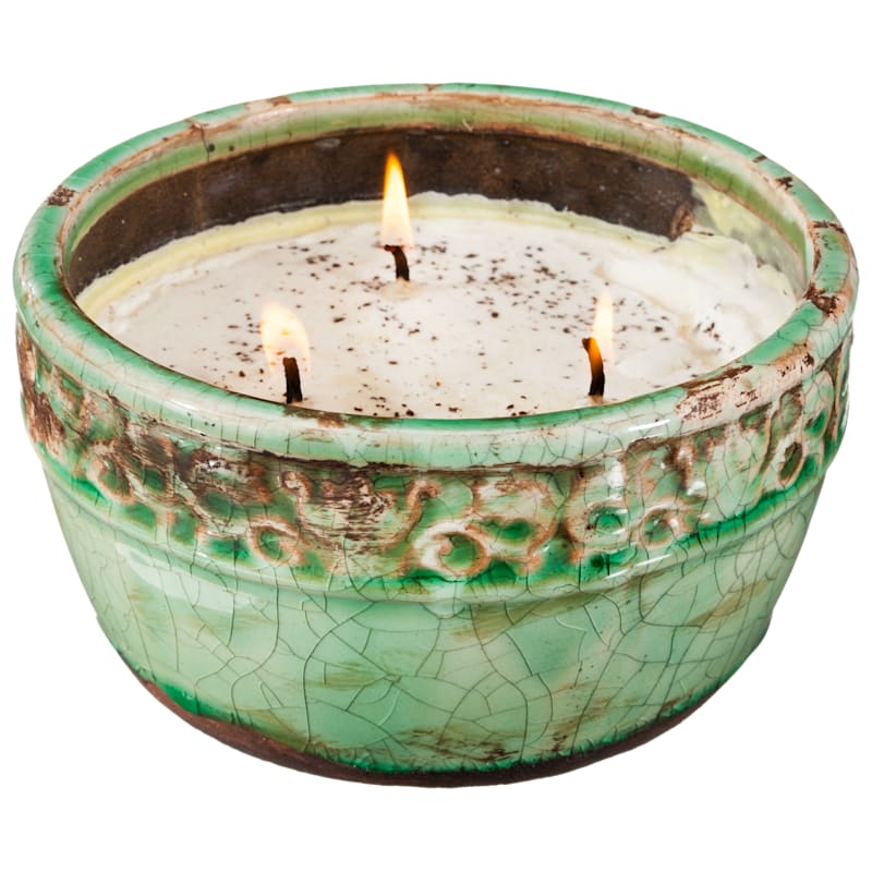 Swan Creek Candle Company Vintage Bowl Soy Candle - Bourbon Maple Sugar