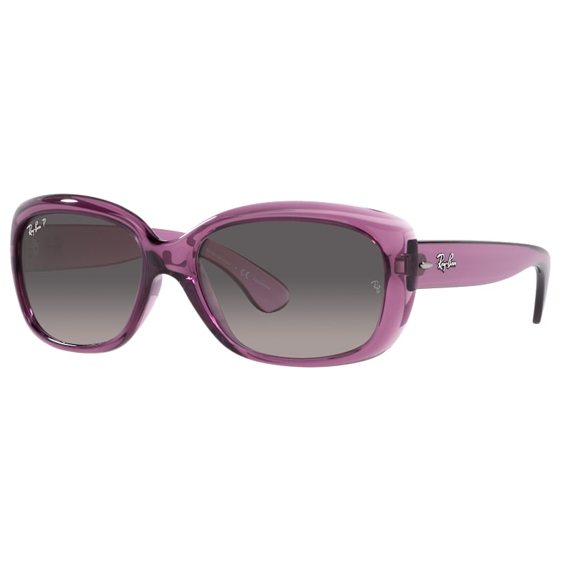 Ray-Ban Jackie Ohh Transparent RB4101 Gradient Glass Polarized Sunglasses for Ladies