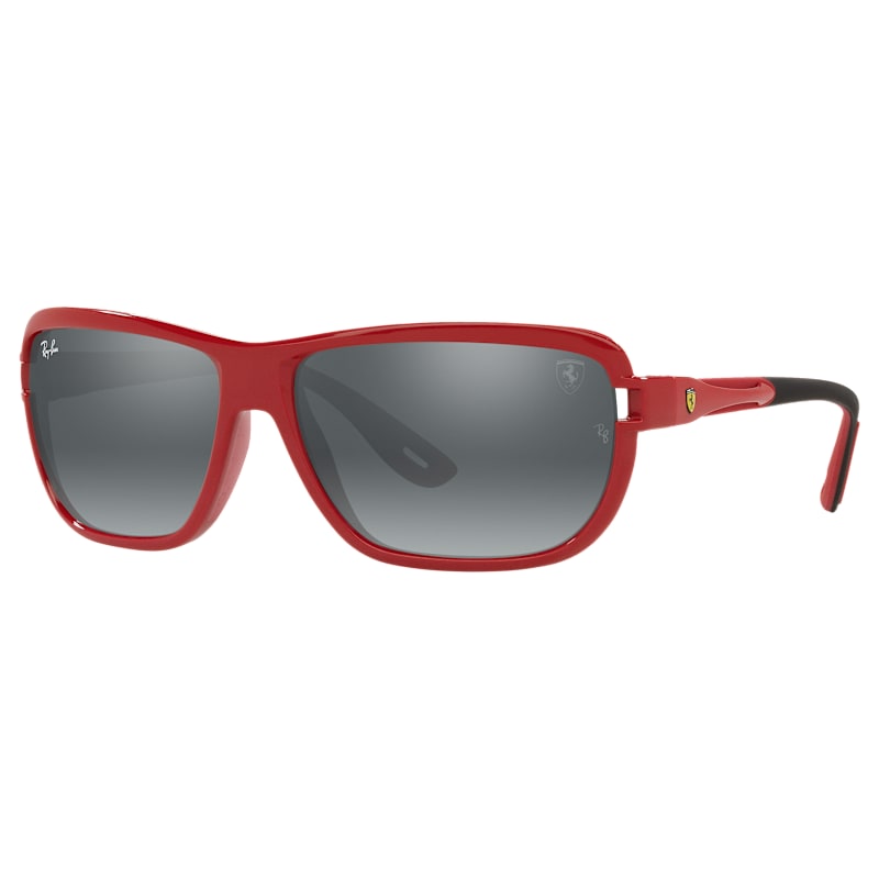 Ray-Ban RB4365M Scuderia Ferrari Collection Gradient Mirror Sunglasses